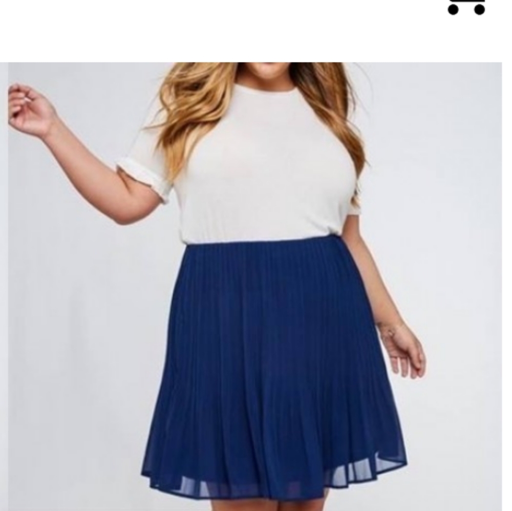 Pleated skirt